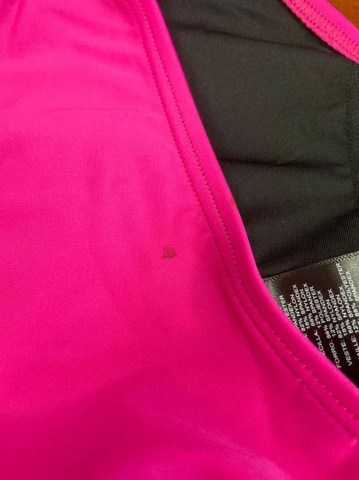 108 美元 Dkny 皮带单肩 Tummy-Control 单件泳装 16 码(DEFECT) — 第 2/2 张图片