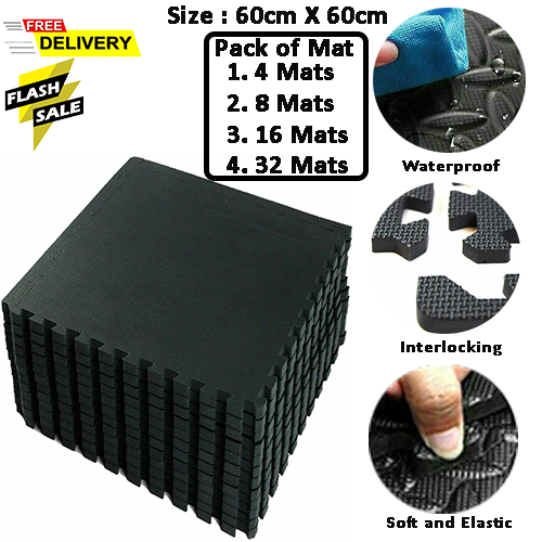 Thick Interlocking Floor Mast Gym Flooring Yoga Tiles Eva Soft Foam