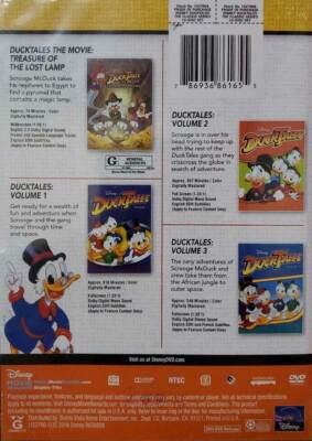 DuckTales Classic TV Series Complete Volumes 1 2 3+Movie DVD