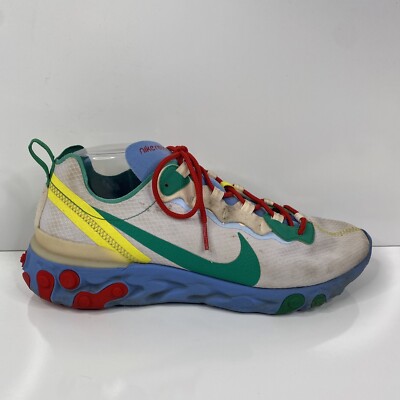 nike react element 55 guava ice vast grey lucid green