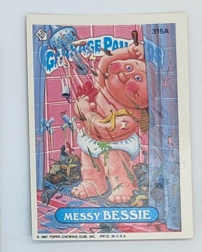 Pegatinas vintage 1987 cubo de basura para niños TÚ ELIGES UNA 287a-327A individuales GPK - Imagen 20 de 27