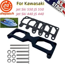 For Kawasaki JS440 Jet Ski 550 SX 46/44mm Carb Intake Manifold Spacer Kit US
