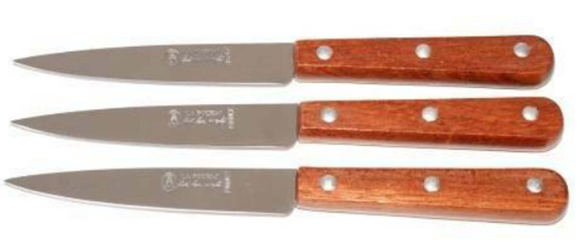 Set De 6 Couteaux Office LA FOURMI - Lame 9 Cm En Inox, Fabrication Française Thiers - Neuf