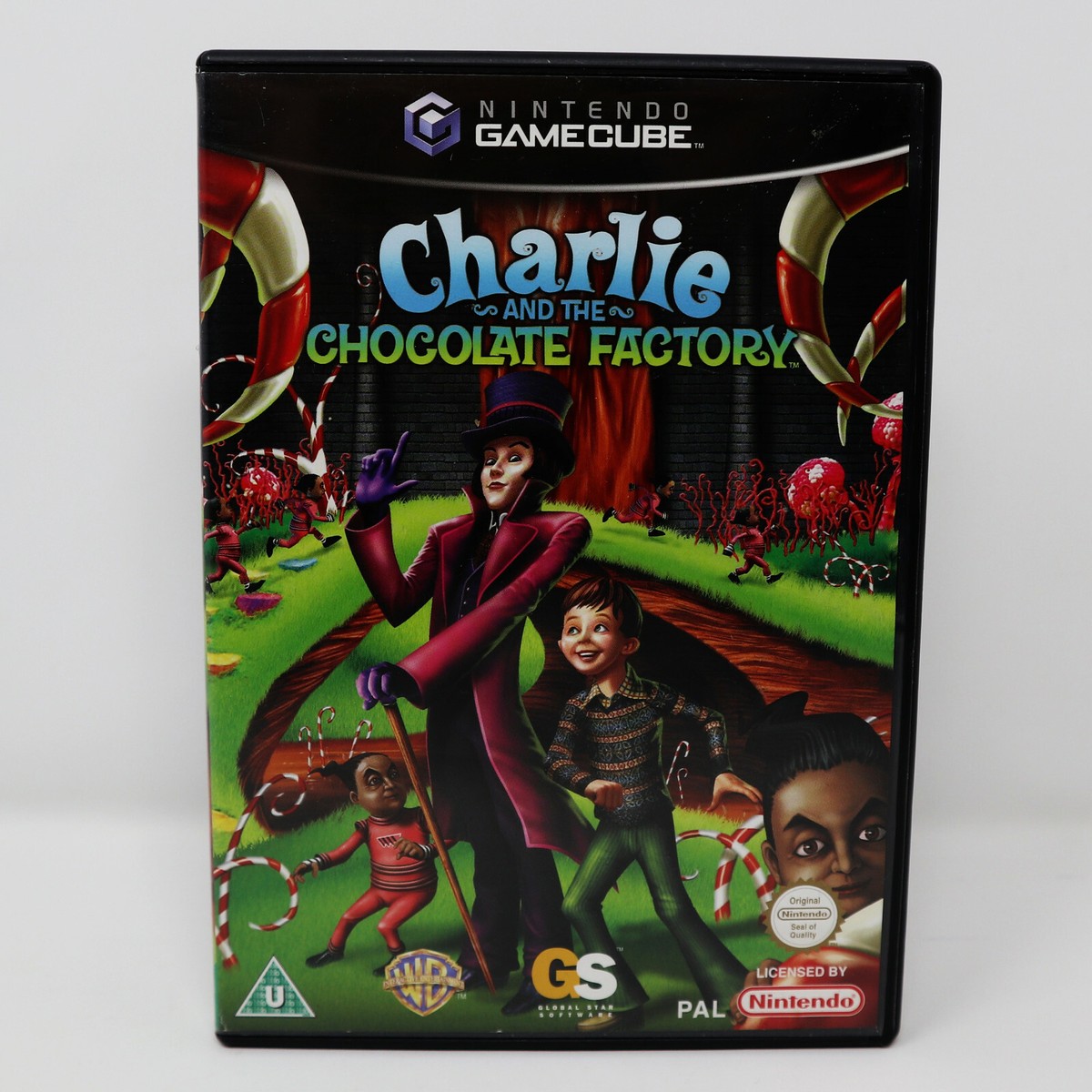 2005 NINTENDO GAMECUBE CHARLIE AND THE CHOCOLATE FACTORY WILLY