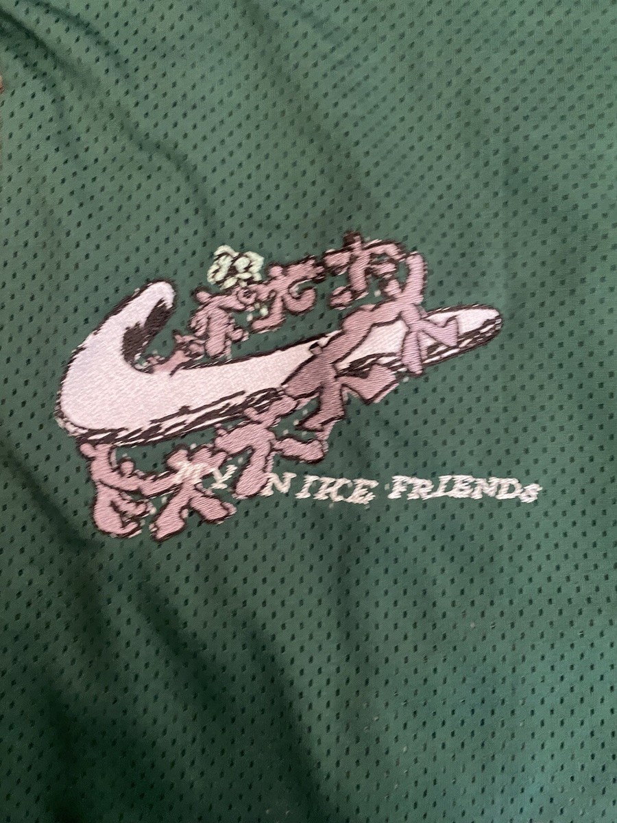 XXL Nike Sportswear Just Do It Mesh Polo Shirt Green