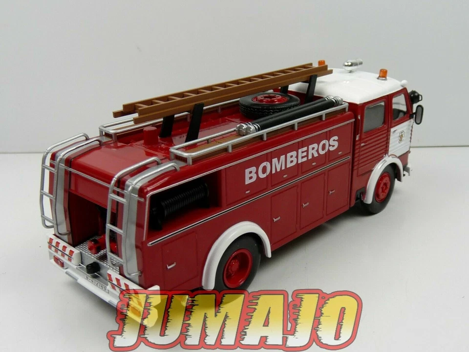 CPI6 camion POMPIER 1/43 Hachette Autopompa Pegaso 1091/1 Espagne 1963 Barcelona - Photo 4/4