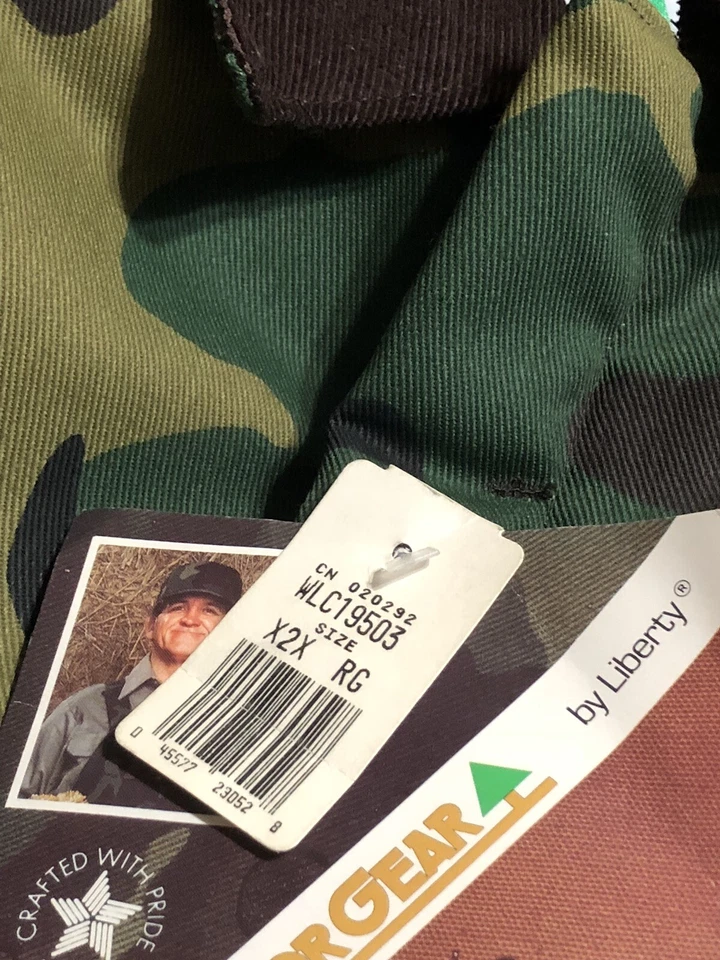 Vintage Usa Deadstock Coveralls Insulated Camo Nwt Size XXL Liberty - Image 3 of 4