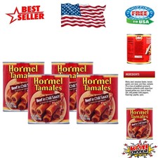HORMEL Beef Tamales, 28 oz Pack of 4 - Authentic Flavor, Easy Meal Solution