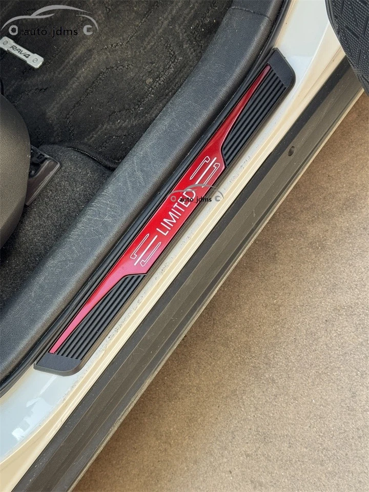 4 piezas de acero para Jeep coche SUV puerta rasguño umbral cubiertas escalón protector accesorios Foto 2 de 4