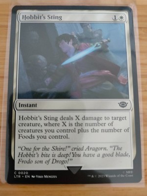 MTG Hobbit's Sting 0020 Lord of the RIngs M/NM Free UK P&P