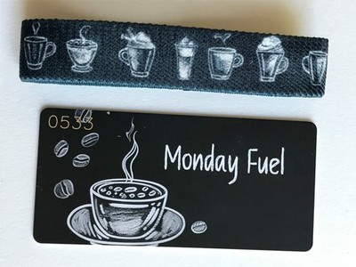 ZOX MONDAY FUEL Medium - Armband Armband elastisch - Kaffee Tee Getränk