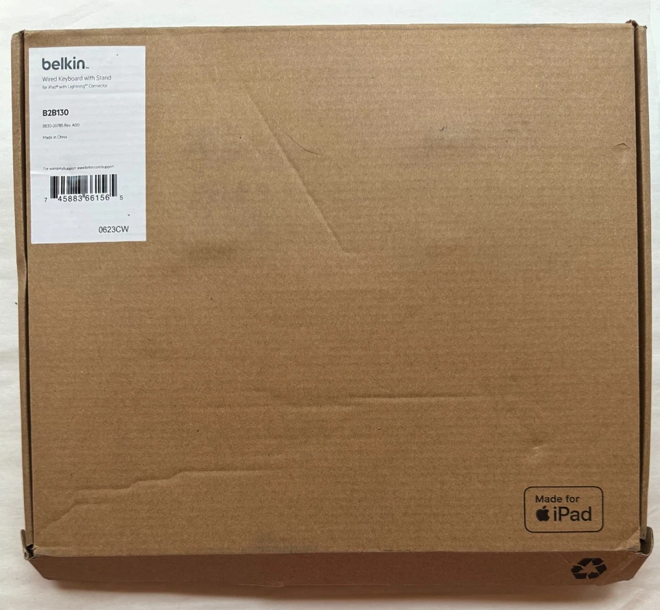 Belkin Wired Keyboard Stand for iPad with Lightning Connector B2B130 - NEW - Image 2 of 4