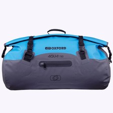 OXFORD AQUA T50 MOTORCYCLE MOTORBIKE WATERPROOF ROLL BAG 50L - BLUE
