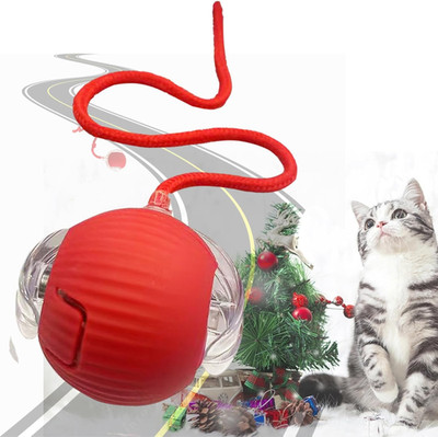 Automatic Interactive Rolling Cats Toys Ball for Indoor- Rechargeable Activate C