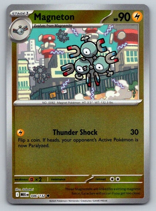 Magneton ME01: Mega Evolution 046/132 NM Reverse Holo
