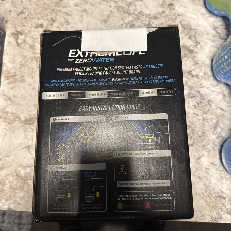 ExtremeLife By ZeroWater Faucet Mount Water Filter System With 400 Gallon Capaci - Image 3 of 3