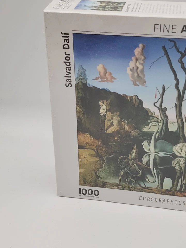 Eurographics 1000 Piece Jigsaw Puzzle - Salvador Dali Swans Reflecting Elephants - Image 2 of 4