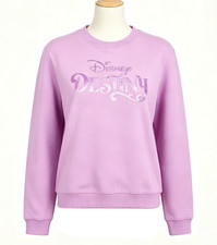 Disney Cruise Line Destiny Pullover Sweatshirt Women Lavender  Slim Fit  Size XL