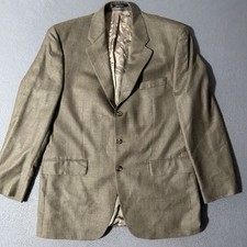 Polo Ralph Lauren Men  s Blazer Vintage Brown Wool Silk Blend 2 Button Sz 44L