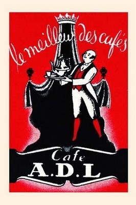 Cafe A.D.L. Poster Print