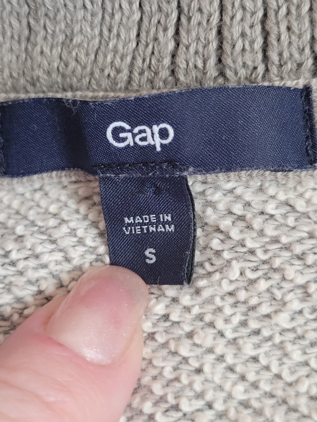 Gap Women's Shawl Collar Button Front Sweatshirt … - image 12