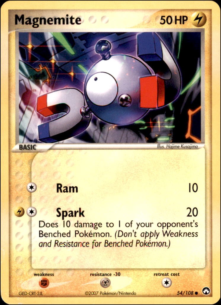 Pokemon - Magnemite #54/108 - Power Keepers Common