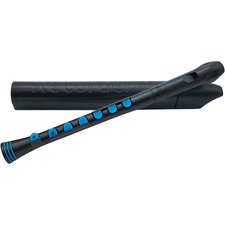 Nuvo Recorder Baroque Fingering with Hard Case Black/Blue