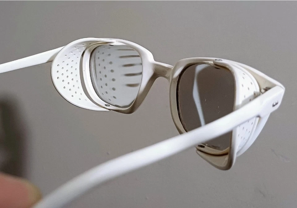 1960's UNSIGNED Geek Safety Steampunk Depp Glasses Mirrored Optical Eyewear - Image 4 of 4