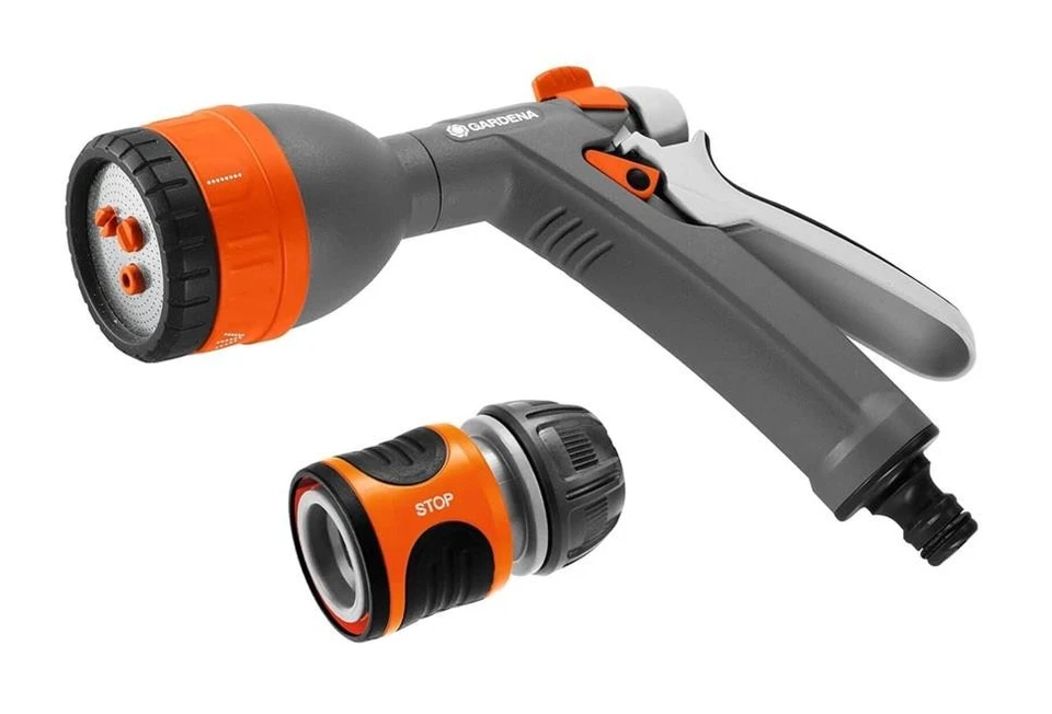 Gardena Multi Pattern Spray Gun Garden Hose Fitting 18343-20 - Image 1 of 1