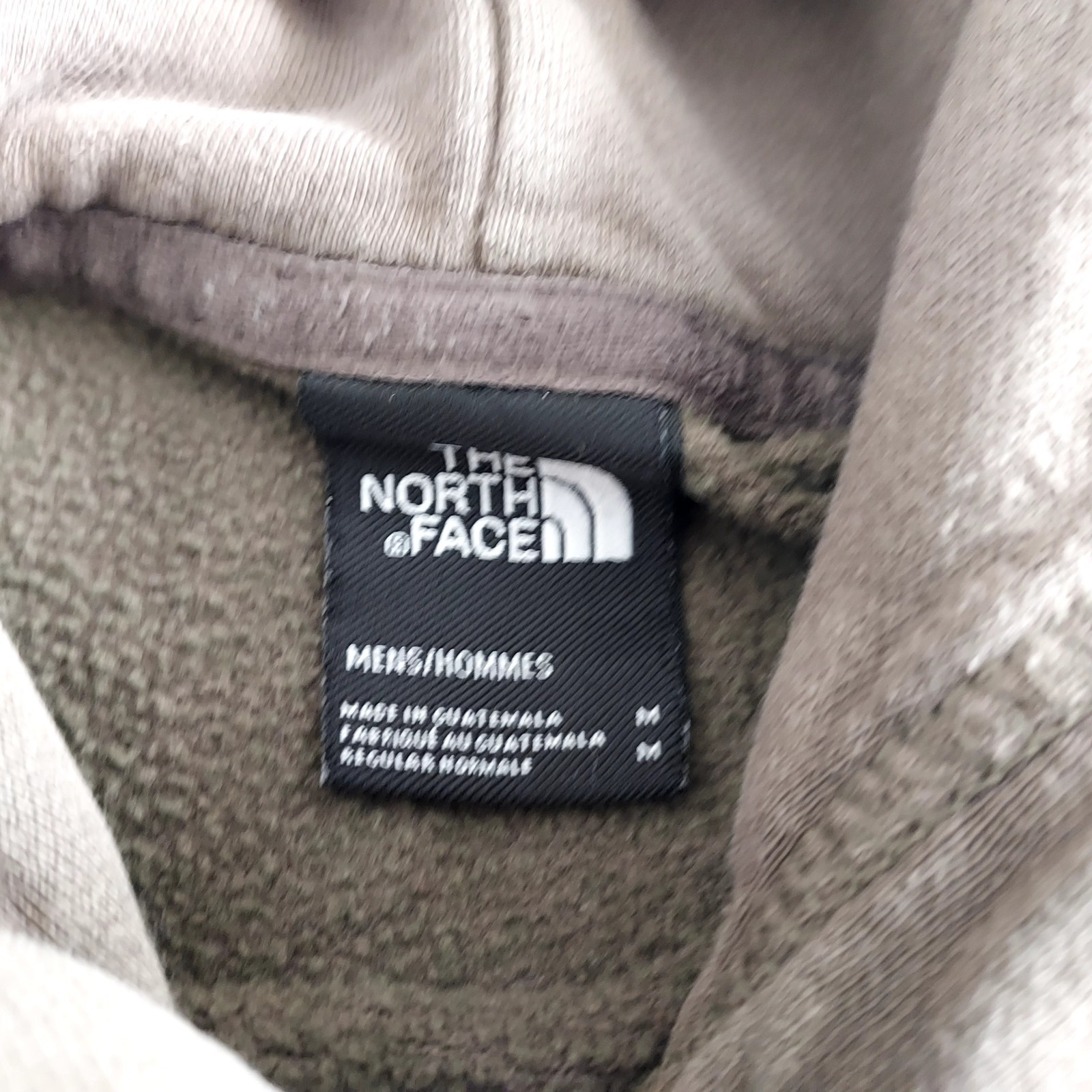 North Face Half Dome Hoodie Men’s Medium Brown Spell out Hit Pullover Sweatshirt thumbnail 8