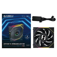 1 Pack - Lian Li Uni Fan TL Wireless LCD 120 - BLACK - 12TLLCD1W1B