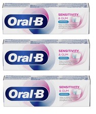 3 x Oral-B Sensitivity & Gum Calm Original Toothpaste 75ml 48.84 per litre