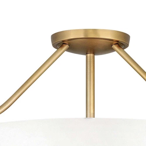 Hinkley Lighting 3221 Hathaway 4 Light 21"W Semi-Flush Bowl - Brass - Picture 10 of 12