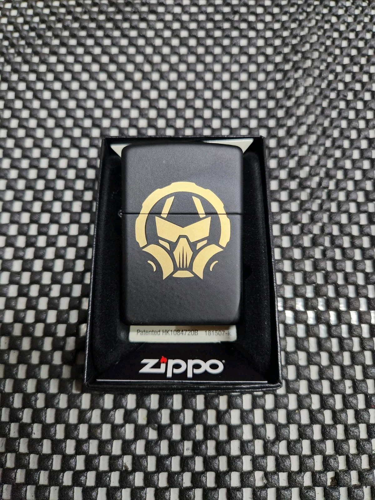 Matte Black- Custom Laser Engraved- Dead Air-zippo- New