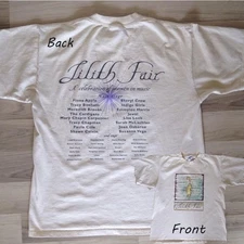 Lilith Fair 1997 concert tour t-shirt Two Sides For Women and Men All Size S-5XL