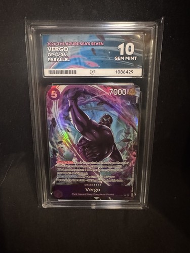 Vergo (Alternate Art) graded ACE 10 for sale on eBay