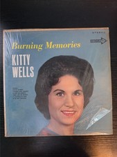 Kitty Wells - Burning Memories LP Record 1965...