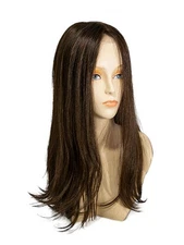 Natural Topper Top Piece by WigPro, All Colors, Hand Tied Top Piece