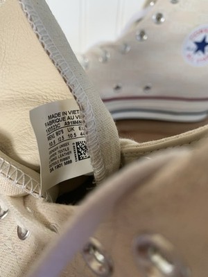 Kith x Converse Chuck 70 Hi Sneakers Mens Size 10.5 Cream Chuck