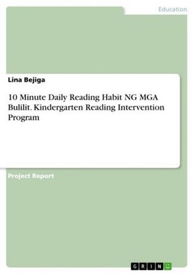 10 Minute Daily Reading Habit NG MGA Bulilit. Kindergarten Reading Intervention