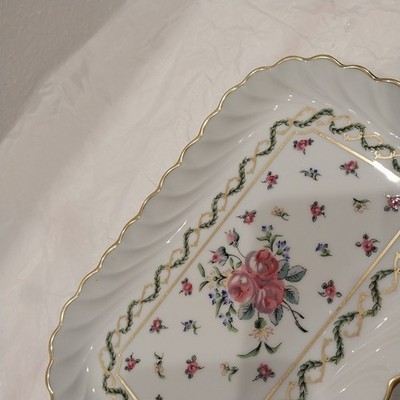 Haviland Limoges Louveciennes Rectangular Serving Tray Trinket