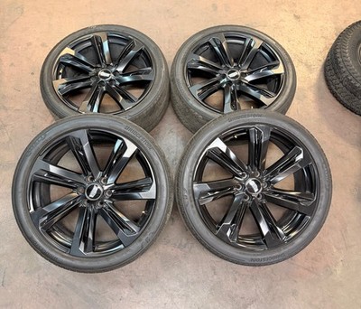 Set of 4 Used '00-'26 Cadillac Escalade Black 24'' Rims 285/40R24 Bridgestone LT