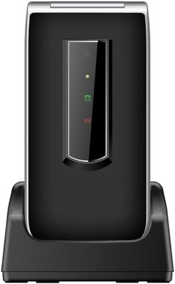 Beafon SL495 2G Silverline Klapphandy Tastentelefon Seniorenhandy Silber/Schwarz