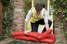 Hydrosnake Instant Sandbag Emergency Flood Barrier Water Flooding - 2 Pack