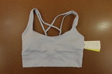 All In Motion Womens Small Lavender Criss-Cross Back Comfort Sports Bra NWT