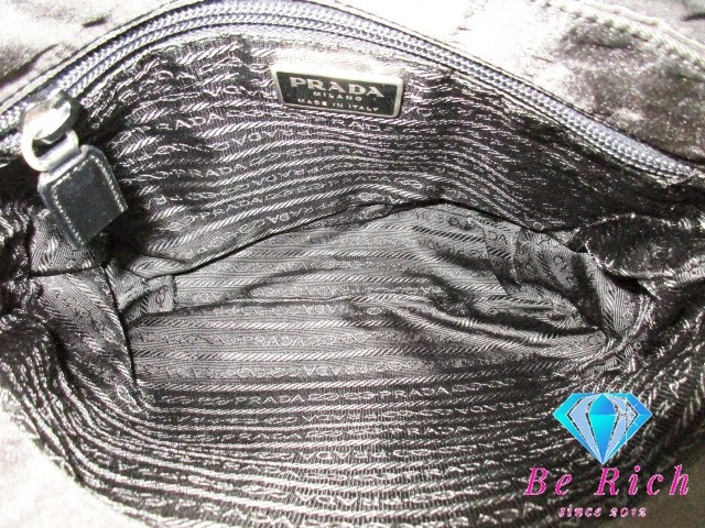 PRADA Shoulder Bag BT8994 Black Nylon Leather Triangle Plate Logo Pocono Crossbo thumbnail 4