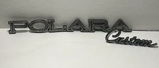 Polara Fender Emblem Script Badge Vintage 1970's Mopar Part #2902300