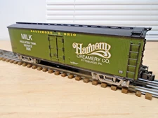Lionel 6-52333 TCA 50th anniv 2004 convention Harmony Milk Car with Lou Redman