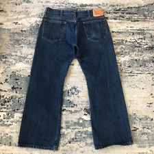 Levi's 517 Men's Bootcut Jeans Blue Size 36x30 (35x29) Cotton