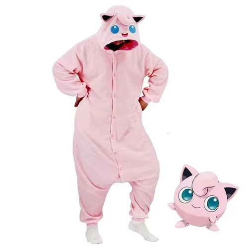 Adults Pokemon Costume Kigurumi Pajamas Sleepwear Pyjamas Pikachu Gengar Cosplay - Picture 14 of 65